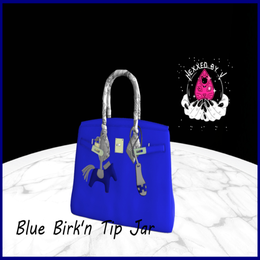 Blue Birk Tip Jar