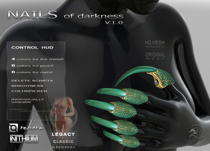 [//REBIRTH/]-NAILS of darkness[BENTO]