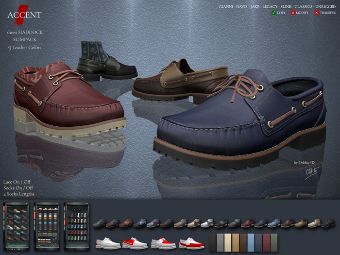 Accent - Shoes -Haddock-  SlimPack