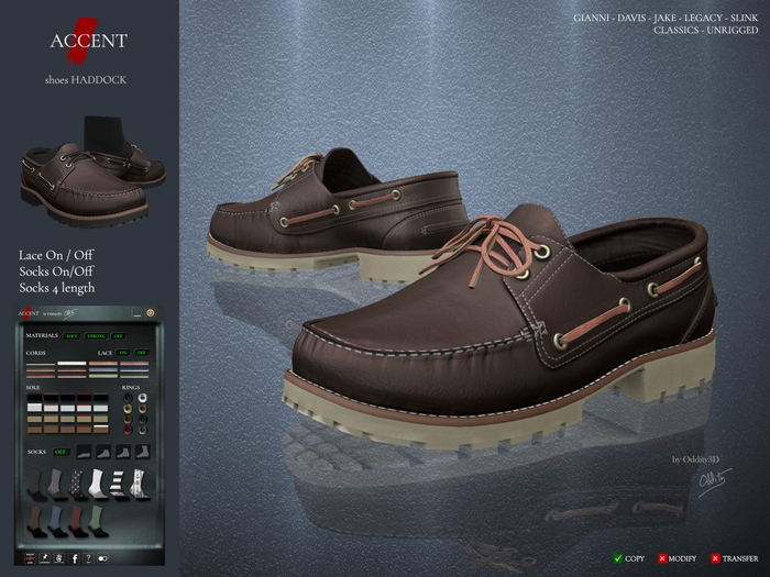 Accent - Shoes -Haddock- Coffee