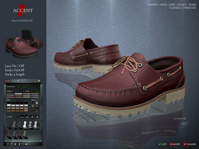 Accent - Shoes -Haddock- Burgundy