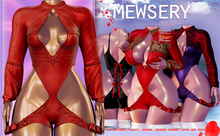 #MEWSERY Aoi Set{#13 Leather.Ruby}