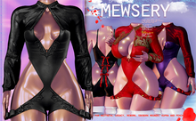 #MEWSERY Aoi Set{#11 Leather.Noir}