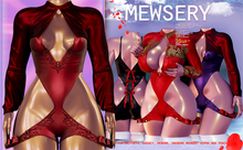 #MEWSERY Aoi Set{#4 Silk.Burgundy}