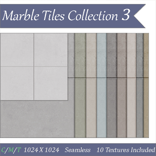 Miamor Textures - Marble Tiles Collection - 3