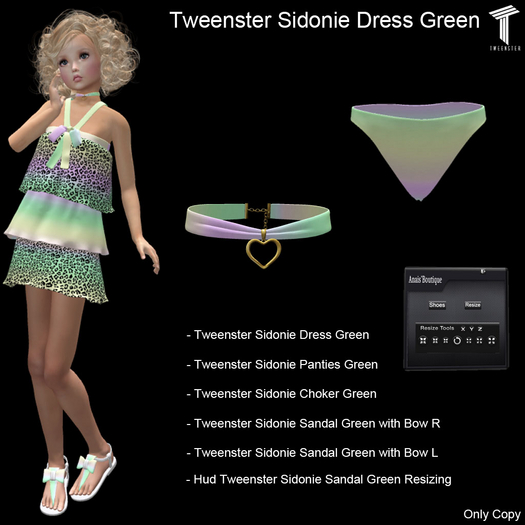 Tweenster Sidonie Dress Green
