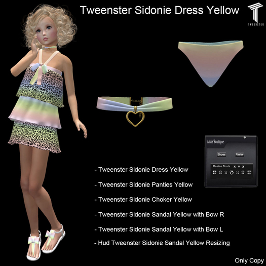 Tweenster Sidonie Dress Yellow
