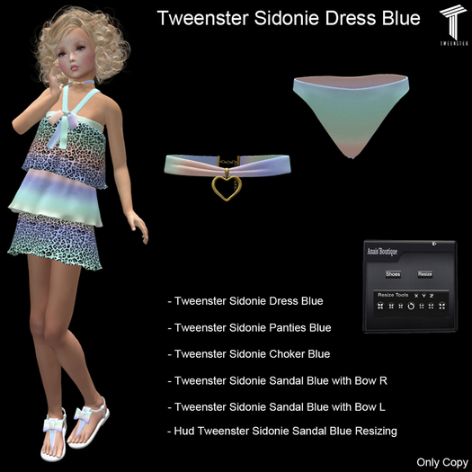 Tweenster Sidonie Dress Blue