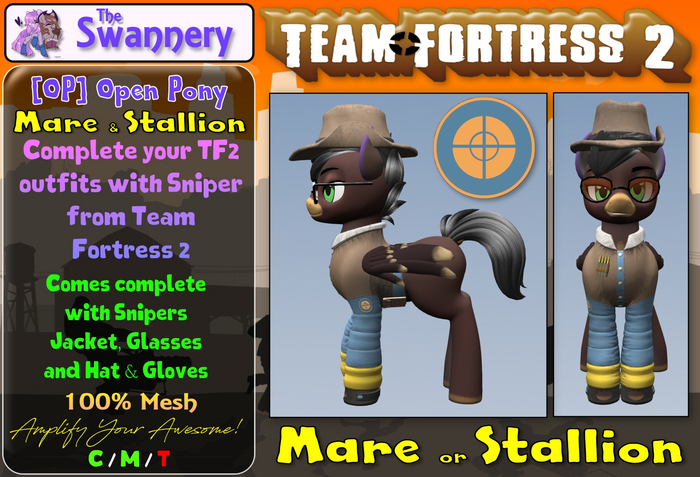 Open Pony - TF2 Snipers Outfit