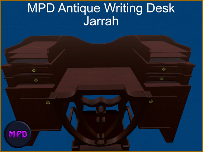 MPD Antique Writing Desk - Jarrah