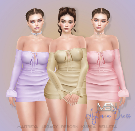 [MSN Design] Aytana Dress [FATPACK]