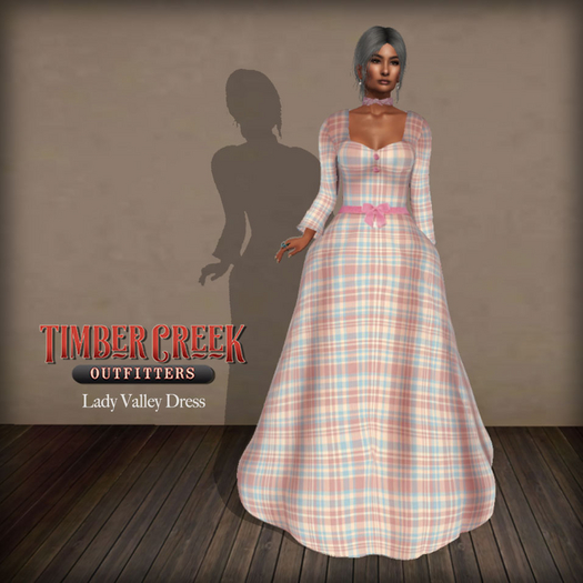 Second Life Marketplace [Timber Creek] Lady Valley DressPink Blush