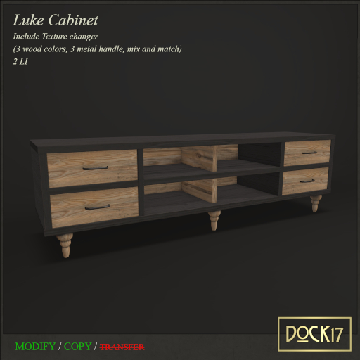 #Dock17# Luke cabinet package (ADD)