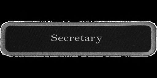 Secretary Patch  {Christmas Sale! 15% OFF}