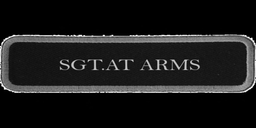 SGT AT ARMS Patch  {Christmas Sale! 15% OFF}