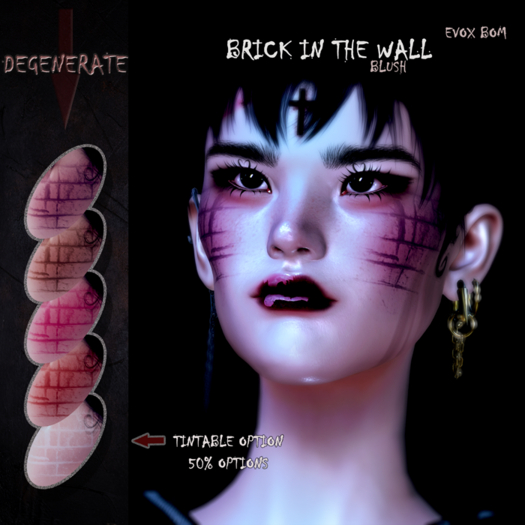 \\DEGENERATE//  Brick In The Wall Blush (evox)