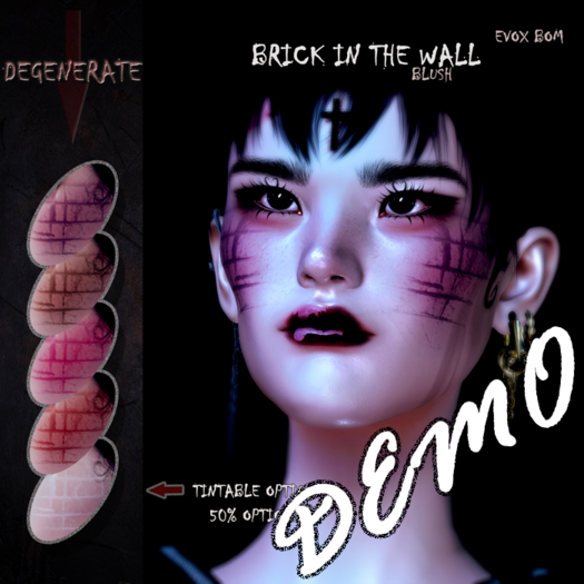 \\DEGENERATE//  Brick In The Wall Blush (evox) DEMO