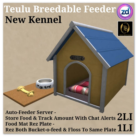 *ZD* Teulu Breedables Feeder - New Kennel