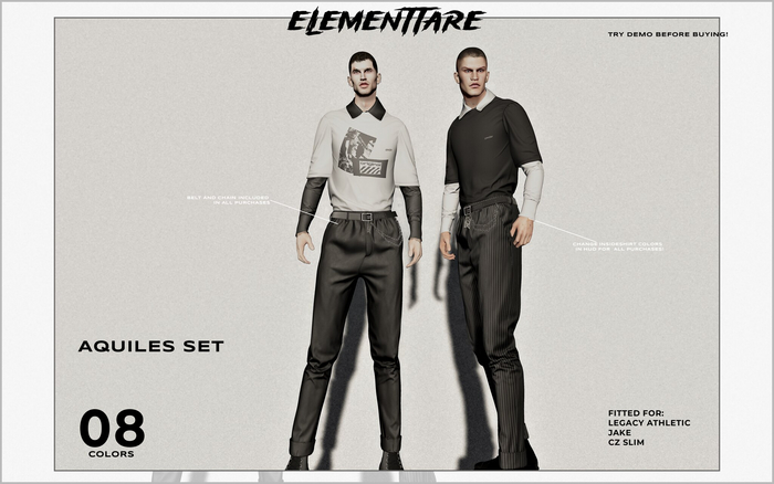 [Elementtare] AQUILES PANTS - Fatpack