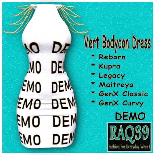 [R39] Vert BodyCon Dress-DEMO