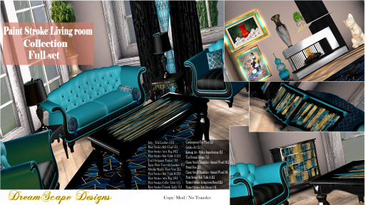 DSD Paint Strokes Complete Living Room Boxed