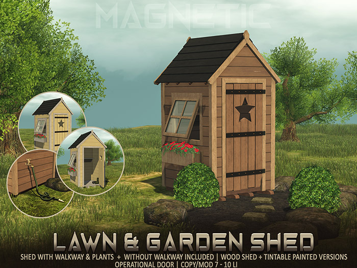 Magnetic - Lawn & Garden Shed