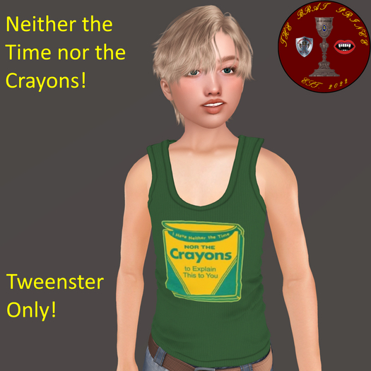 Brat Prince - Time Nor Crayons Tank