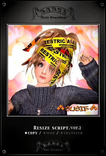 **BABEL**SUSIE  Resize Hair FATPACK