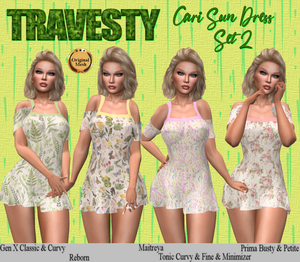 Second Life Marketplace - Travesty Cari Sun Dress Set 2