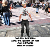 Eagle Biker Oufit-White-Male