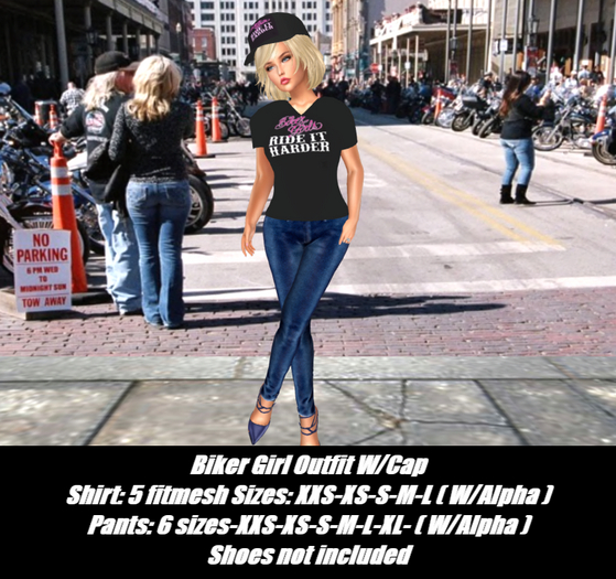 Biker Girl Outfit