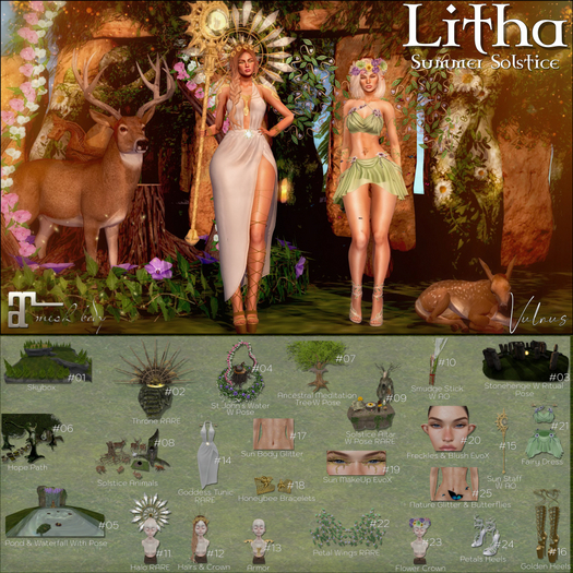 09 Litha Altar W Pose RARE