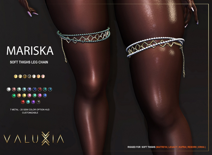 VALUXIA - Mariska 'Soft Thighs' Leg Chain MAZE mods