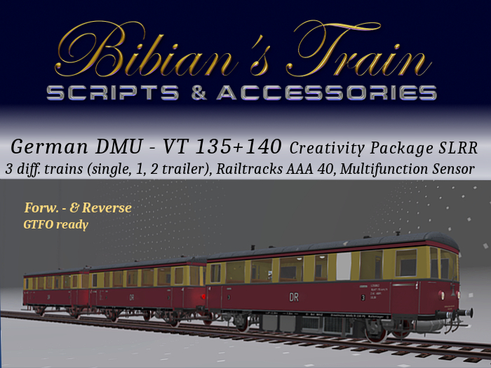 German DMU - VT 135, 140 Creativity Package (vintage, SLRR)
