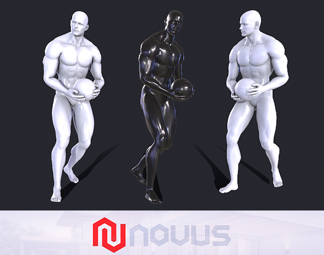 Male Mannequin Display - Basketball Version {Mesh}