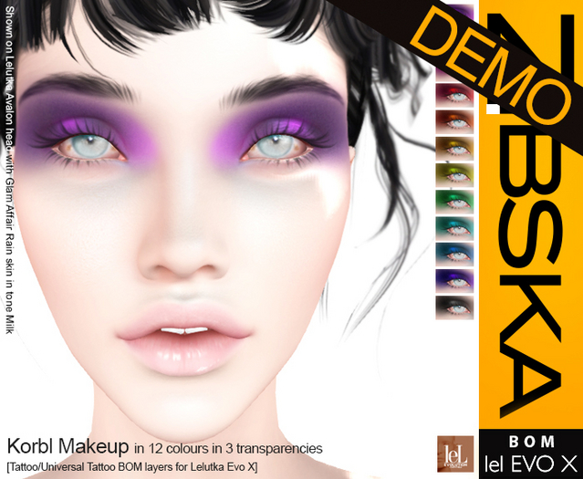 Zibska Evo X ~ Korbl Makeup Demo