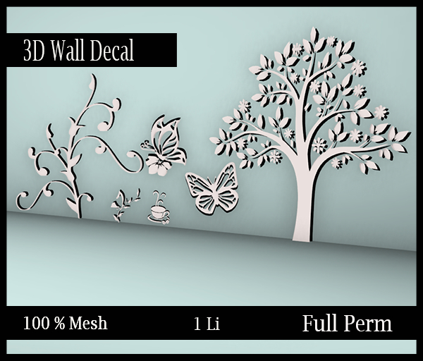 [BB] Mesh- Full Perm- Wall Decal