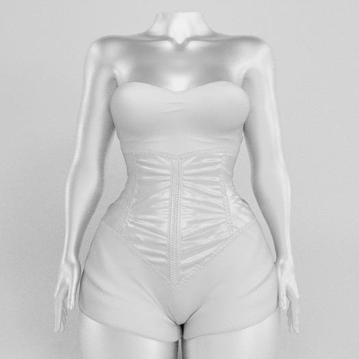 .Aitne . Emily Bodysuit - White BOX