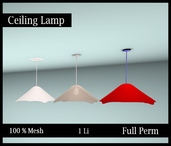 [BB] Mesh- Full Perm- Ceiling Lamp