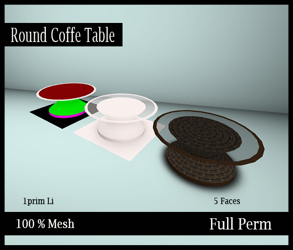 [BB] Mesh- Full Perm- Round Coffee Table