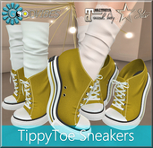 GoodVibes Gold TippyToe Sneakers 