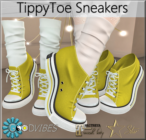 GoodVibes Sunshine TippyToe Sneakers 