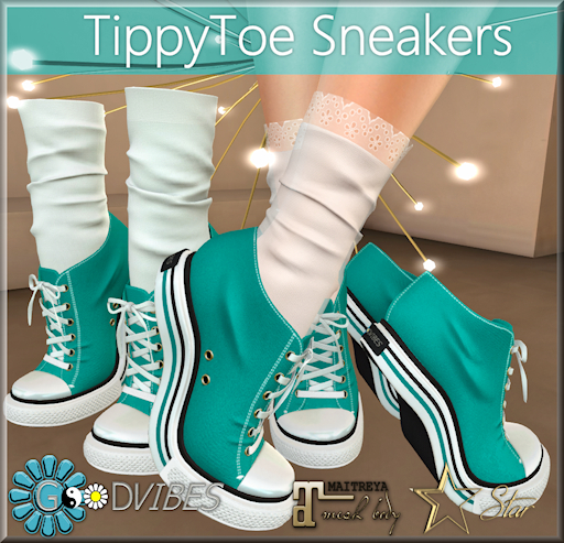 GoodVibes Lagoon TippyToe Sneakers 