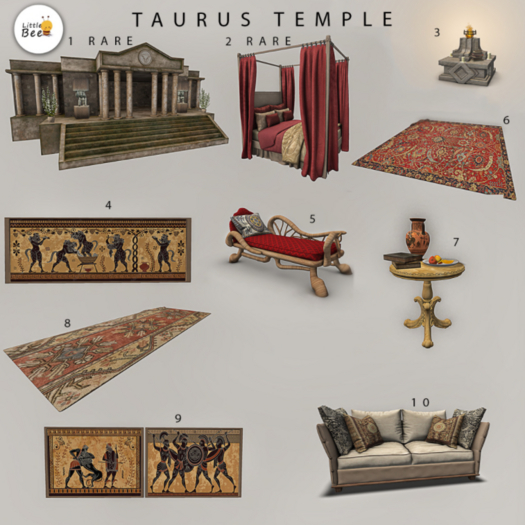 LB and SWP - Taurus Temple Set - complete