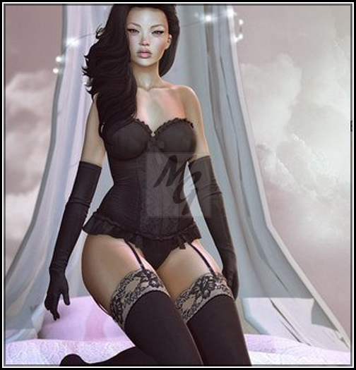 Addams // Elizabeth Lace Stockings T/O // Ipanema