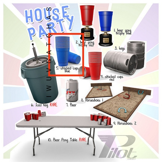 PILOT - House Party - Cup Stack [Blue]