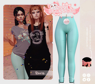 #19 Apple Blossom  - Rivers Leggings