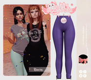 #17 Apple Blossom  - Rivers Leggings