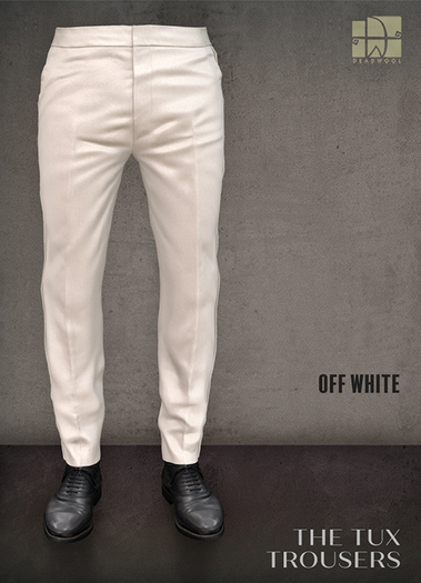 [Deadwool] The Tux - Trousers - off white