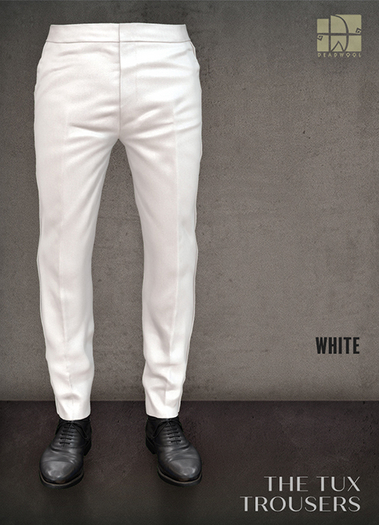 [Deadwool] The Tux - Trousers - white
